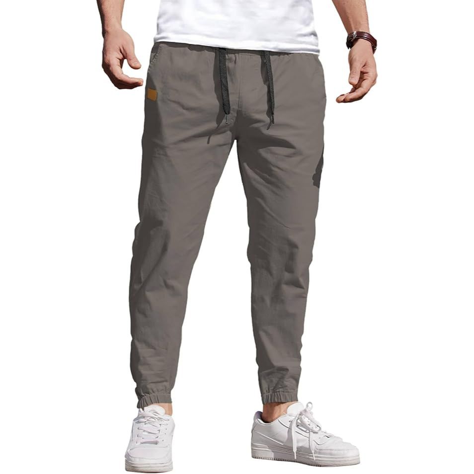 Men’s Cotton Casual Cargo Jogger Pants