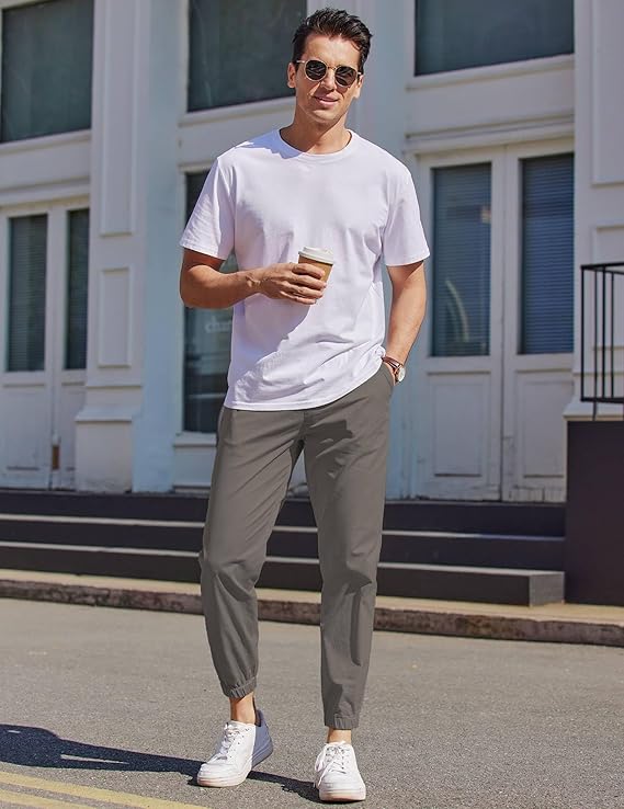 Men’s Cotton Casual Cargo Jogger Pants