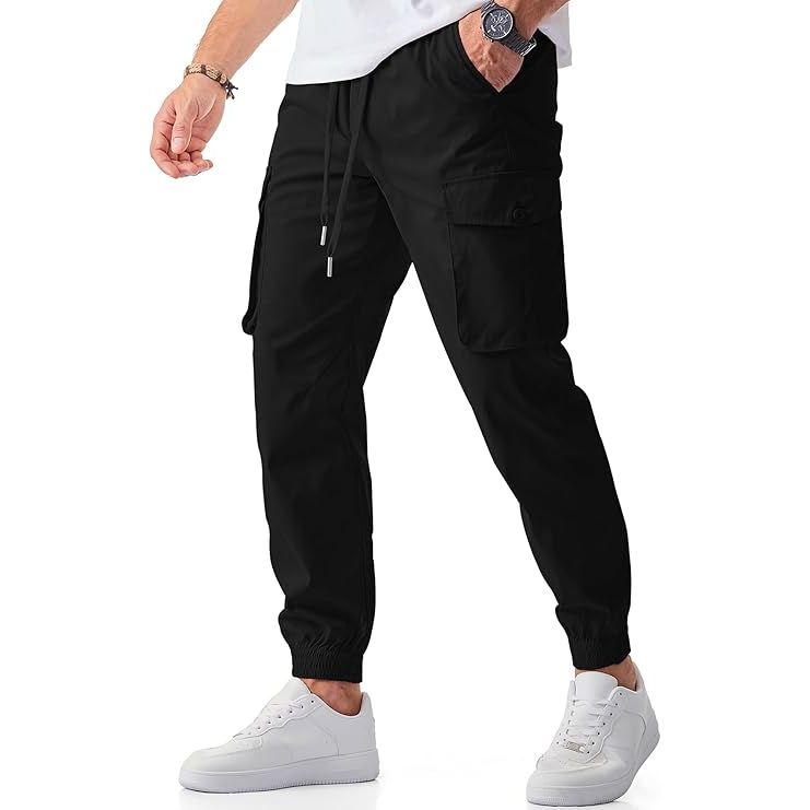 Men’s Multi-Pocket Cargo Jogger Pants