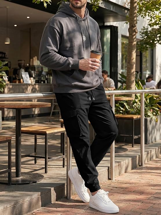 Men’s Multi-Pocket Cargo Jogger Pants