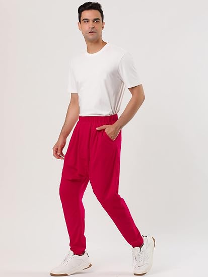 Mid-Rise Low Crotch Tapered Hammer Jogger Pants