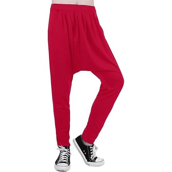 Mid-Rise Low Crotch Tapered Hammer Jogger Pants