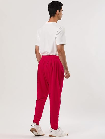 Mid-Rise Low Crotch Tapered Hammer Jogger Pants