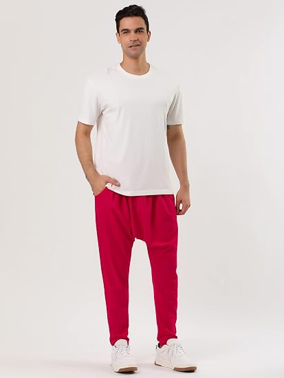 Mid-Rise Low Crotch Tapered Hammer Jogger Pants